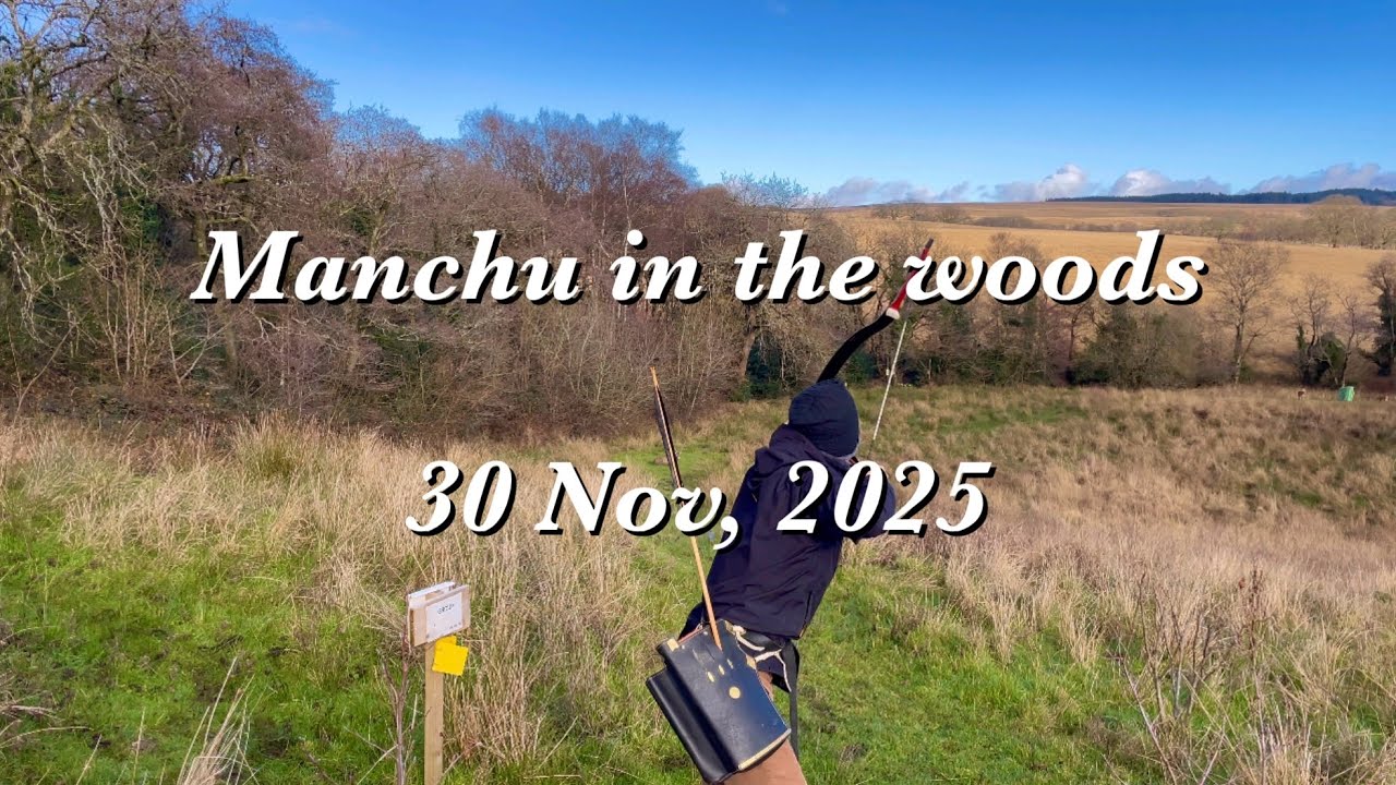 Manchu in the woods, 30 Nov 2025 | Croesbychan 🏴󠁧󠁢󠁷󠁬󠁳󠁿 | Manchu archery | Archery Vlog🏹