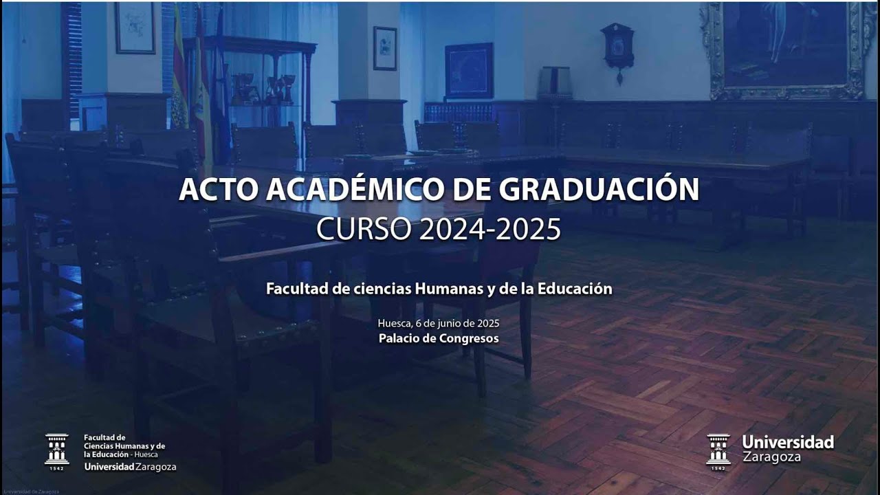ACTO ACADÉMICO DE GRADUACIÓN DE LA FACULTAD DE CIENCIAS HUMANAS Y DE LA EDUCACIÓN 2024-25