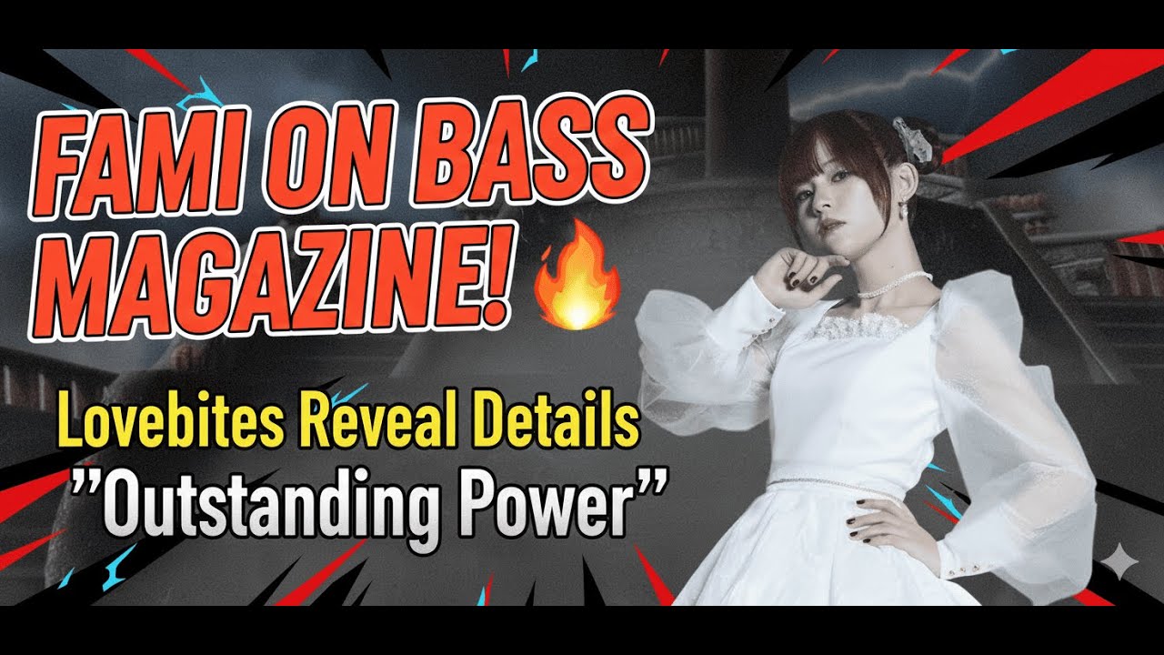 FAMI TAKES OVER BASS MAGAZINE! 🔥 Lovebites New Album &ldquo;Outstanding Power&rdquo; Details Revealed