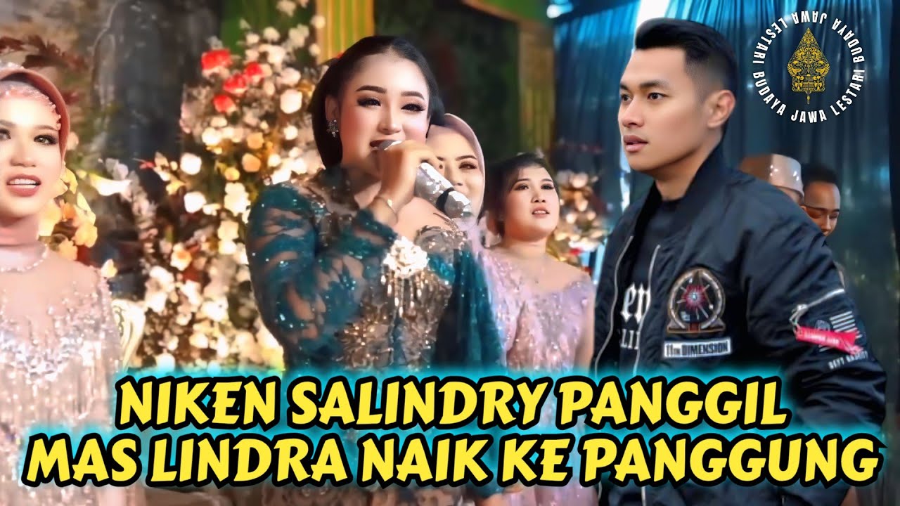 NIKEN SALINDRY PANGGIL MAS LINDRA NAIK PANGGUNG SAAH JADI TAMU UNDANGAN