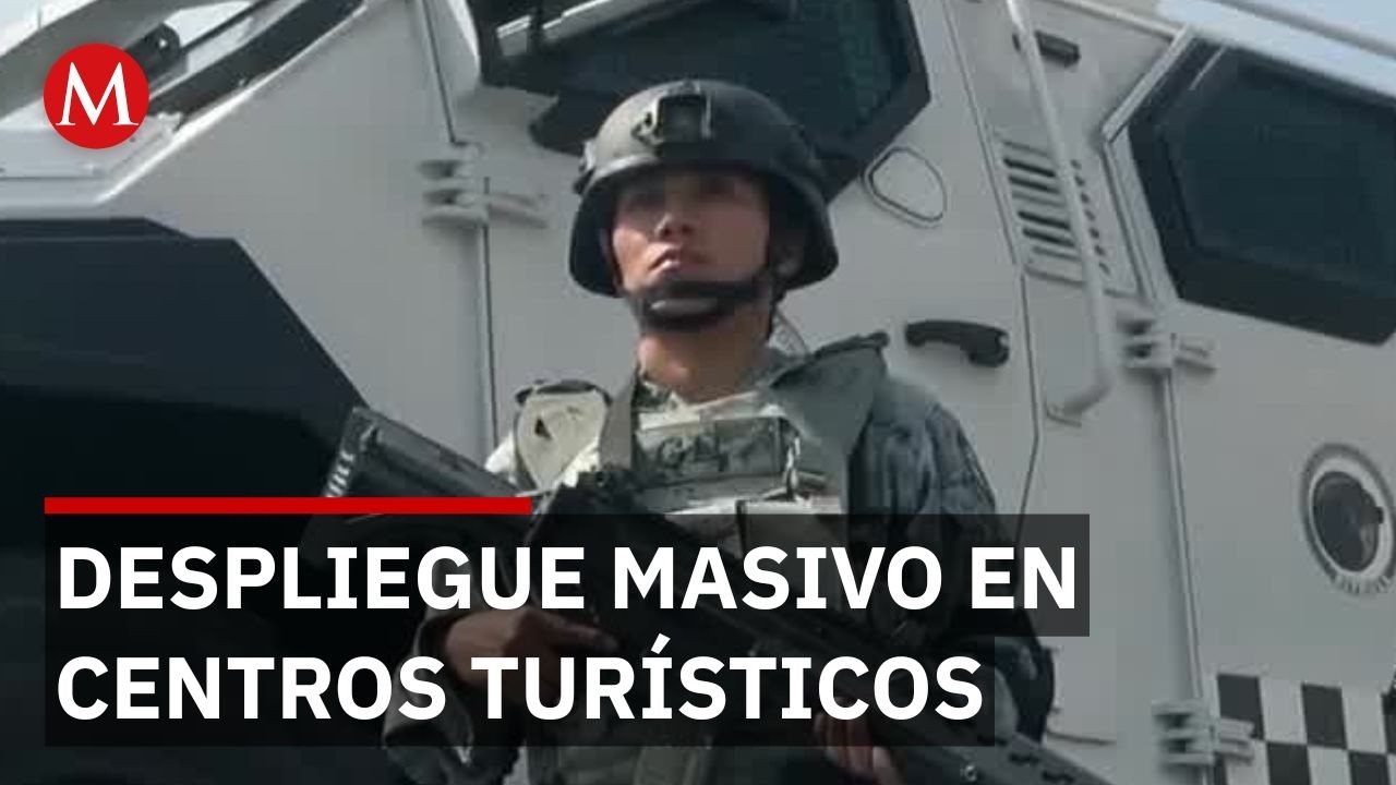 As&iacute; funcionar&aacute; el operativo de la Guardia Nacional en estas vacaciones