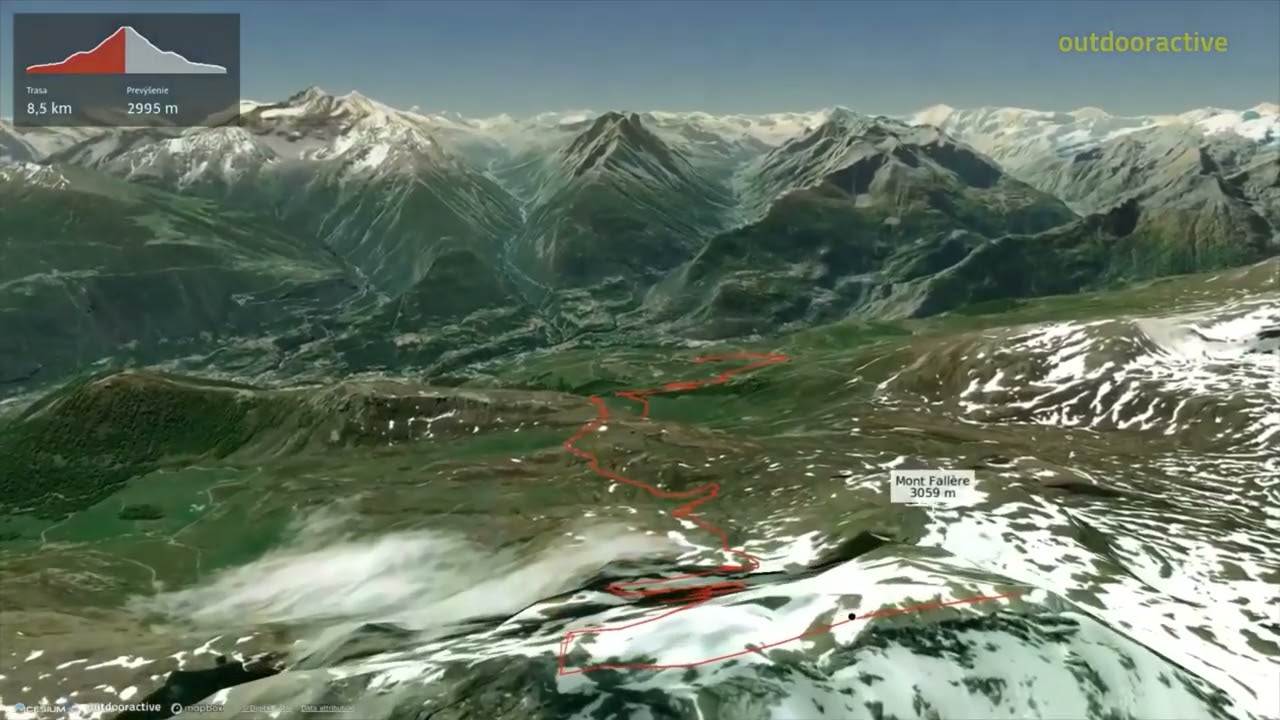 Monte Fallere ∆ hiking trails ∆ 3d-trail.com/italy/