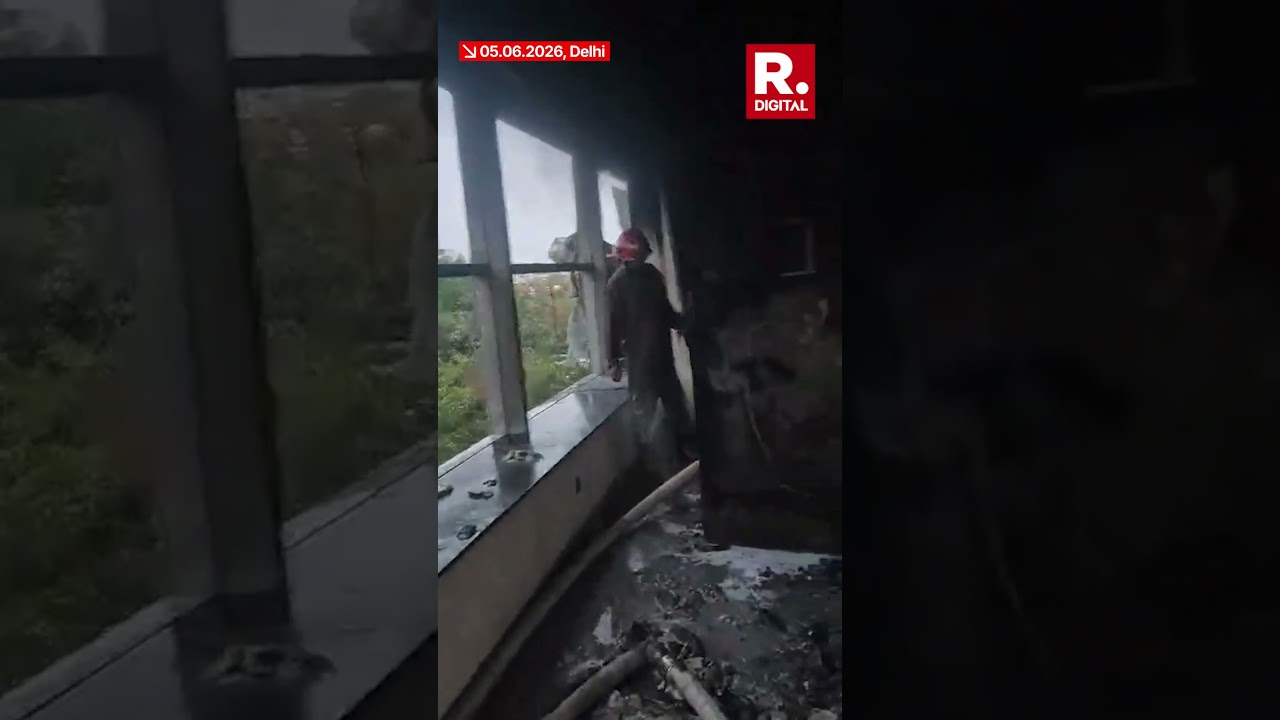 Blaze Erupts At TCS Office, Two Firefighters Injured But No Casualties | Nehru Place Fire