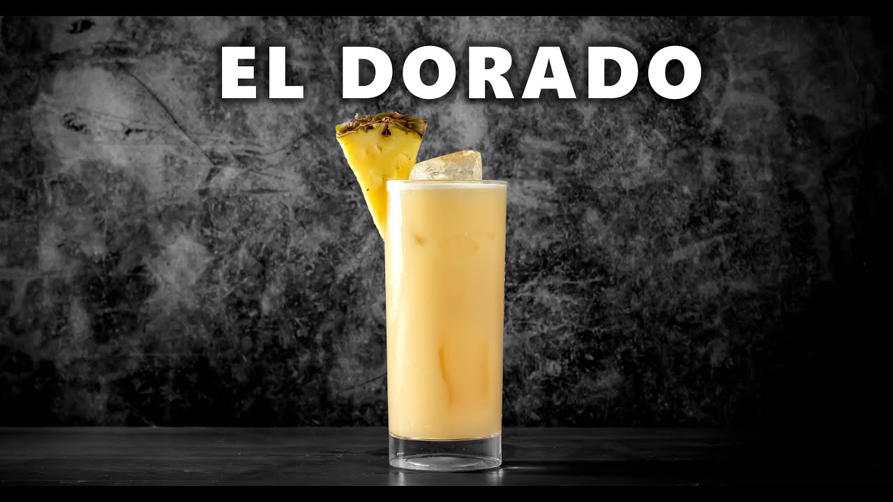 The El Dorado Cocktail: A Tropical Gold Rush in Your Glass!🍹