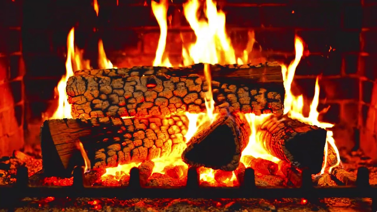 This Cozy Fireplace Will Melt Your Stress Away 🔥 Relaxing Fire Sounds