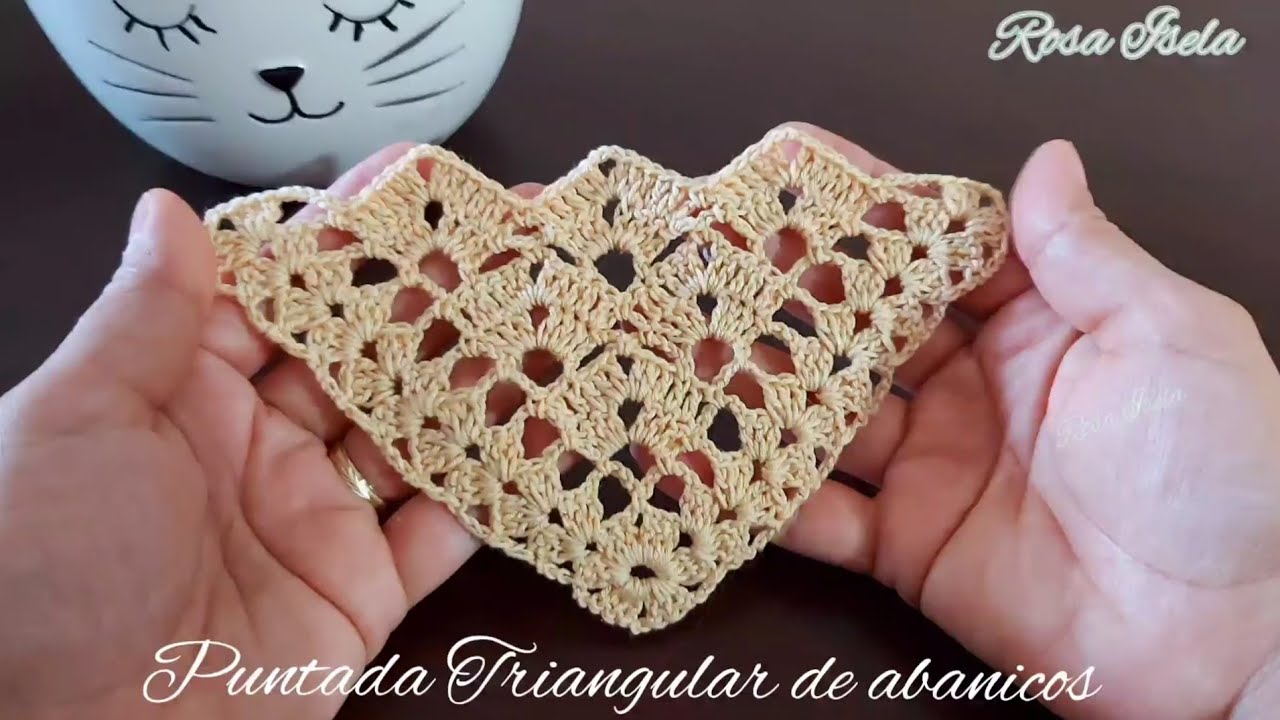 Puntada Triángular #1Tejida por Rosa Isela