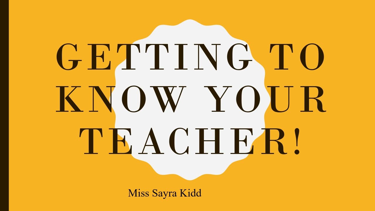 SayRa Teacher Introduction