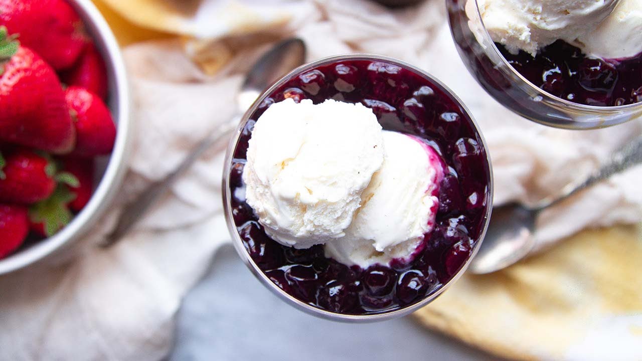An Easy Mixed Berry Sauce Recipe With California Berries (Full recipe in description.)