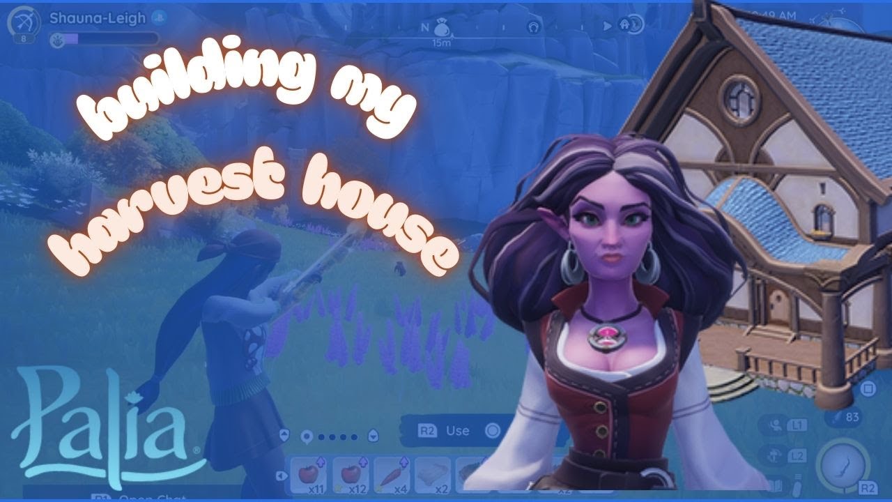 Relaxing Palia Gameplay: Building my Harvest House and Shenanigans with My Sister
