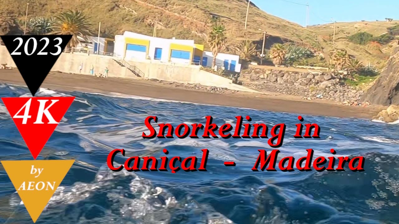 Madeira Snorkeling - Prainha do Caniçal 2023 4K