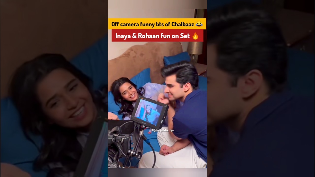 Rohan & inaya fun on set | Chalbaaz drama funny shooting #chalbaaz #emaankhan #arydigital #mohra