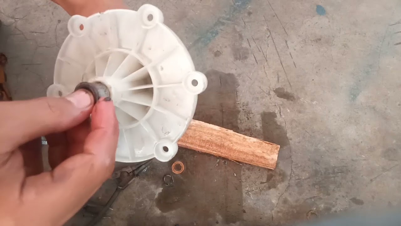 Cara memperbaiki gearbox mesin cuci aqua tidak bisa berputar