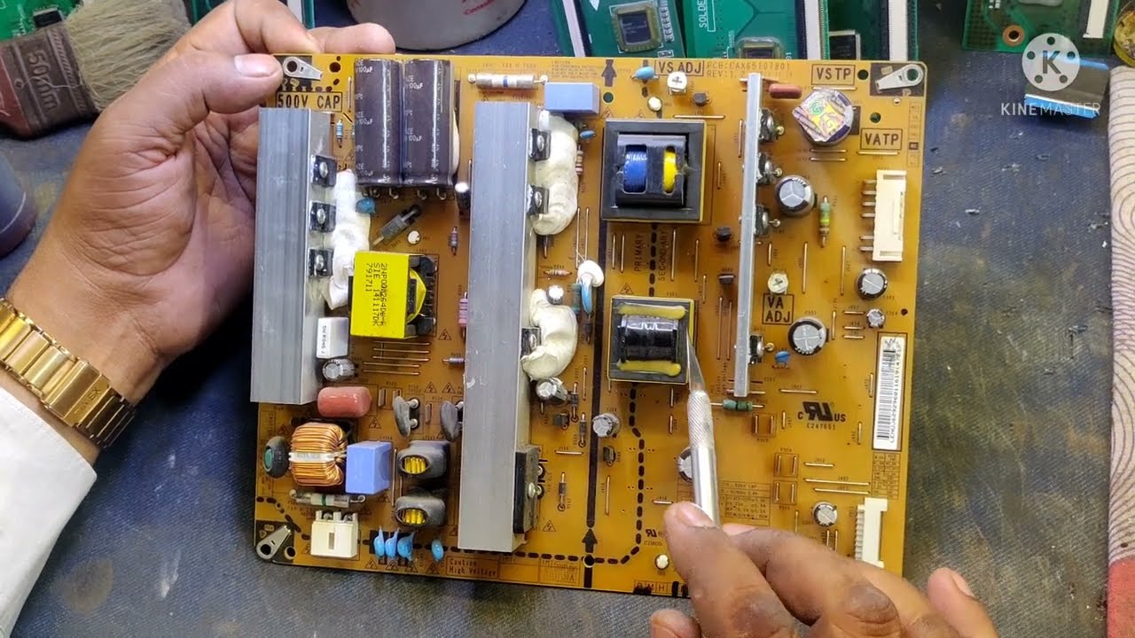 LG 42PN4500/PA4520 POWER SUPPLY CHECKING METHOD - OVERVIEW/VOLTAGE FLOWCHART.