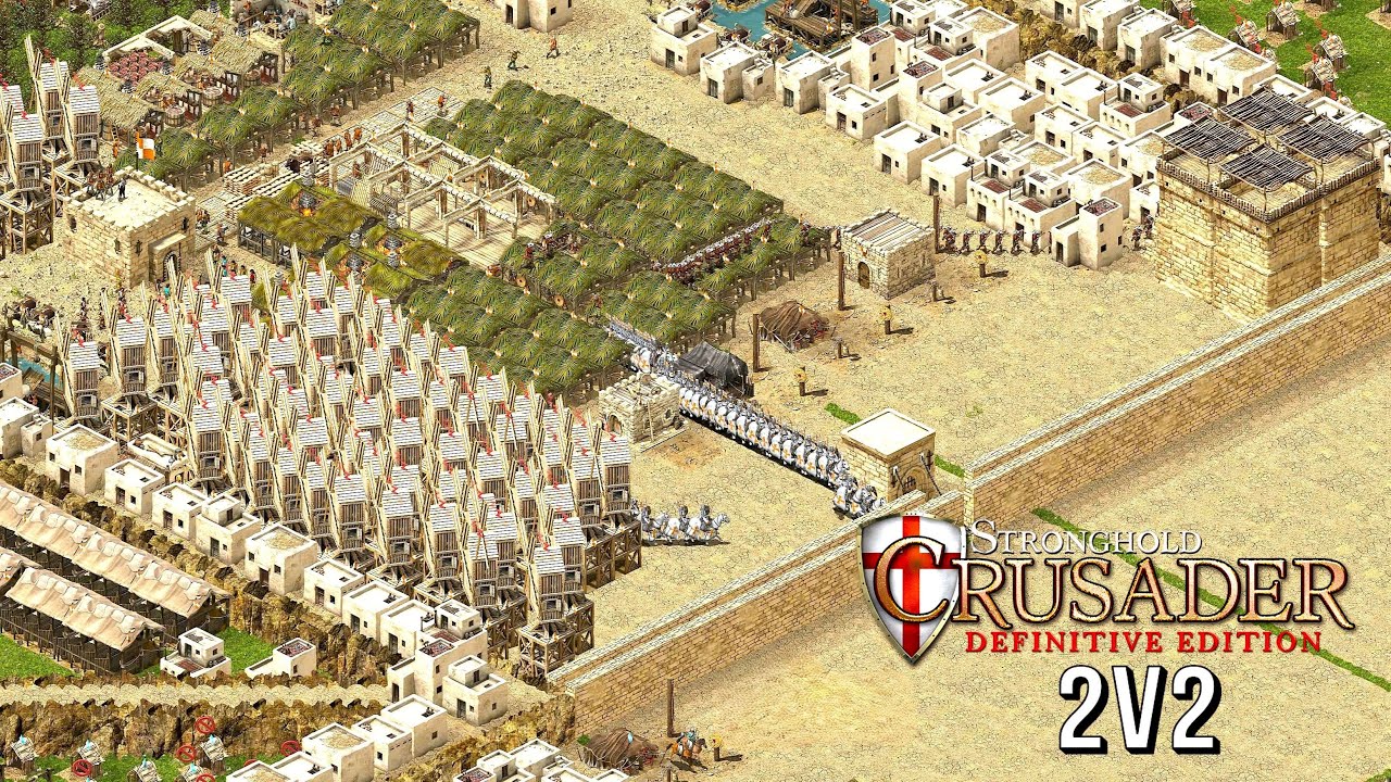2v2 Multiplayer Classic RTS Battle &mdash; Stronghold Crusader: Definitive Edition
