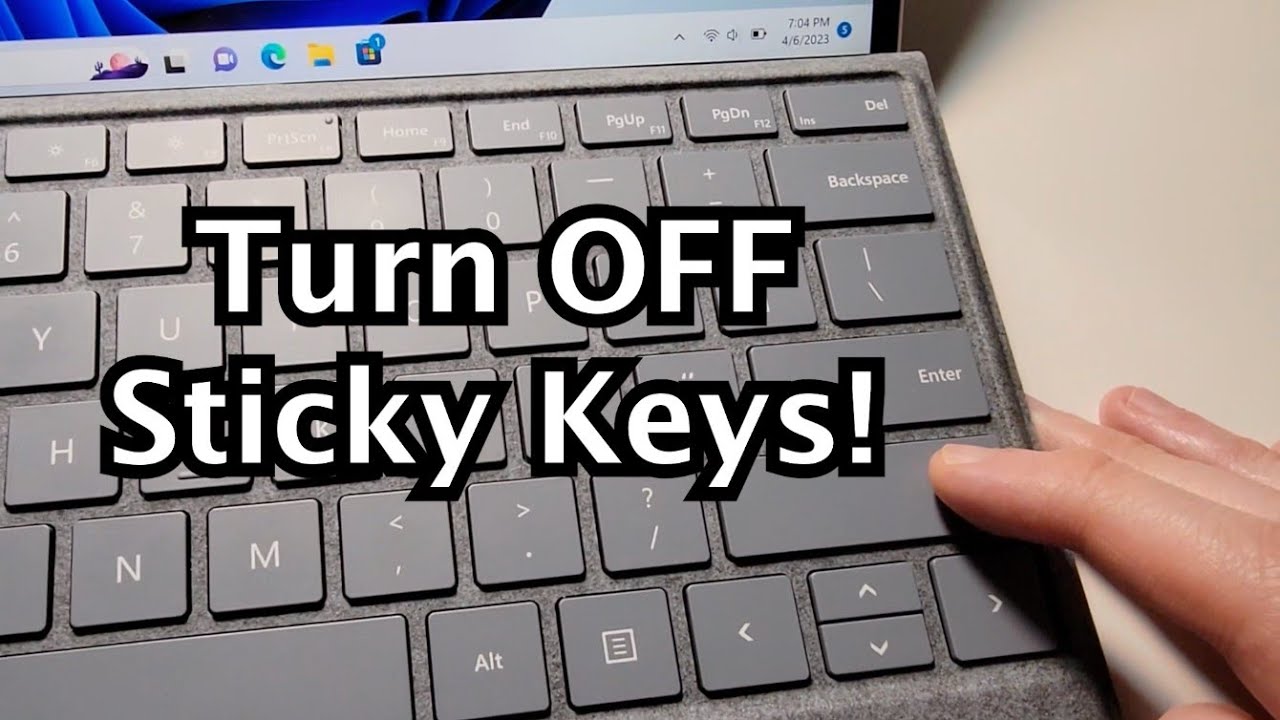 Как отключить залипание клавиш на ПК с Windows 11 или 10