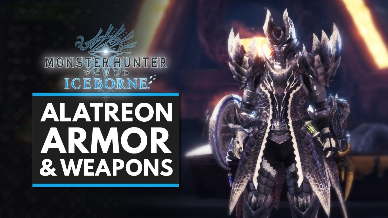 Monster Hunter World Iceborne | Комплект брони Алатреона, навыки владения броней и демонстрация в...