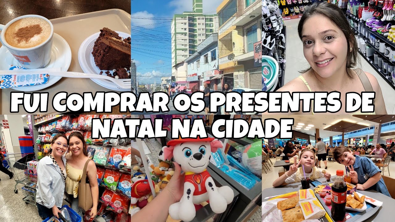 COMPRAS DE NATAL NA CIDADE | VLOG NAS LOJAS | COMPRINHAS DE FARMÁCIA | BATENDO PERNA NO CENTRO 