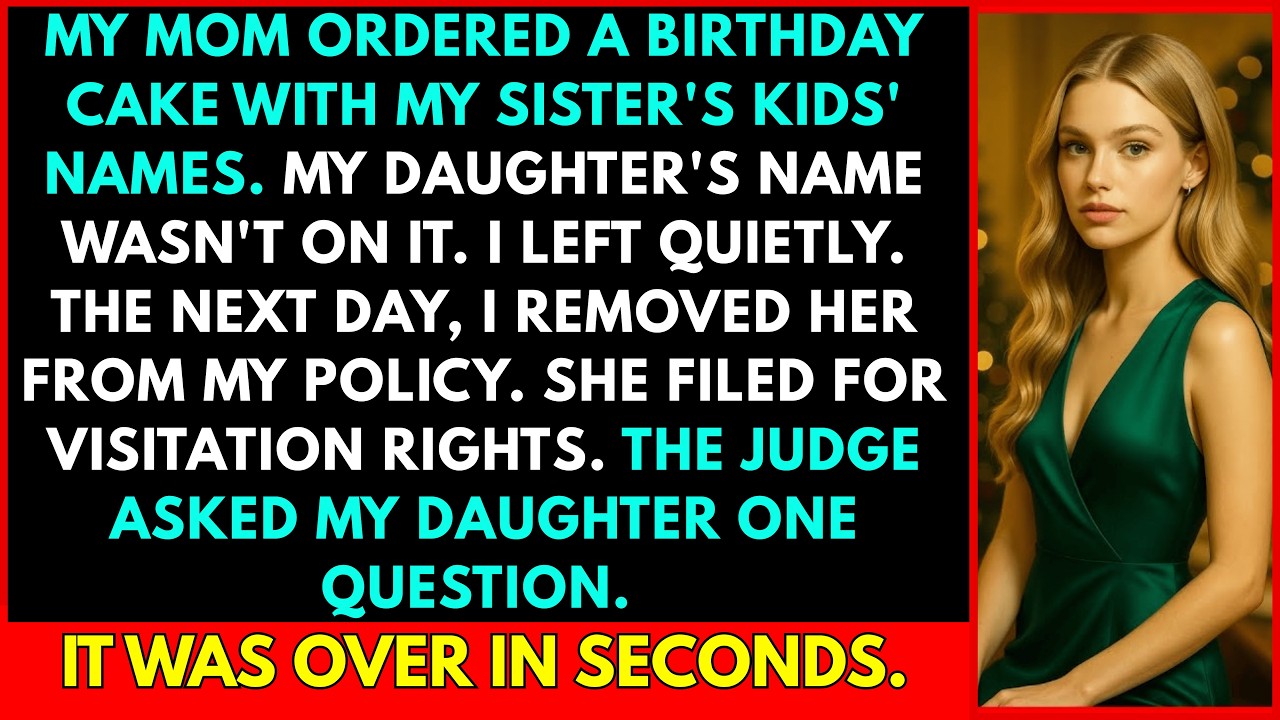 My Mother-in-Law Pulled My 7-Year-Old Daughter Out of the Christmas Photo — I Said Four Words Tha...