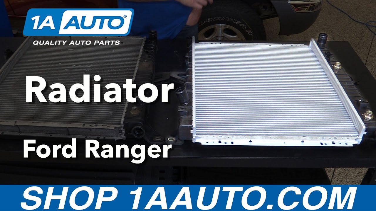 Как заменить радиатор 98-11 Ford Ranger V6 4.0L