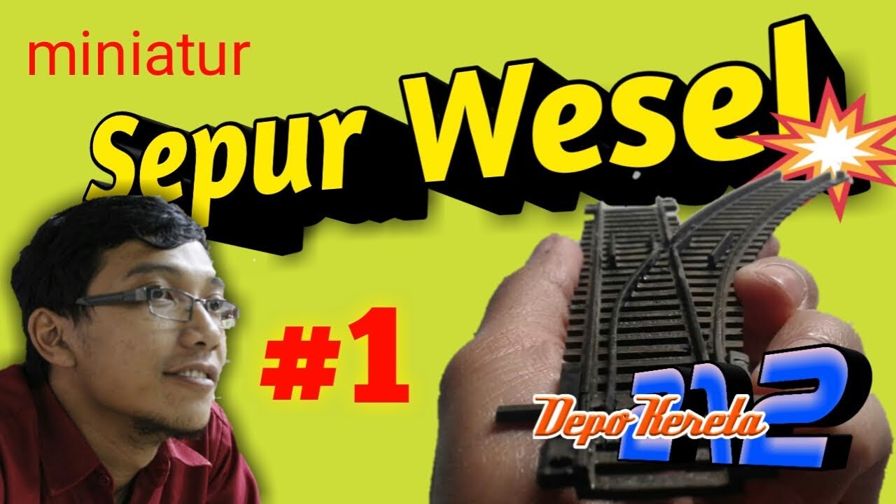 Sepur wesel kereta api railking, part.1