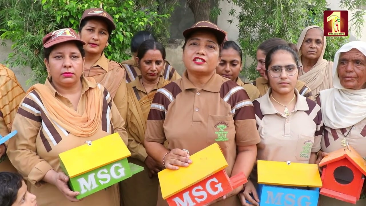 A Gift of Shelter for Birds🕊️🛖 - सेवादारों ने किया पक्षियों के खाने, पीने व रहने का पक्का इंतज़ाम