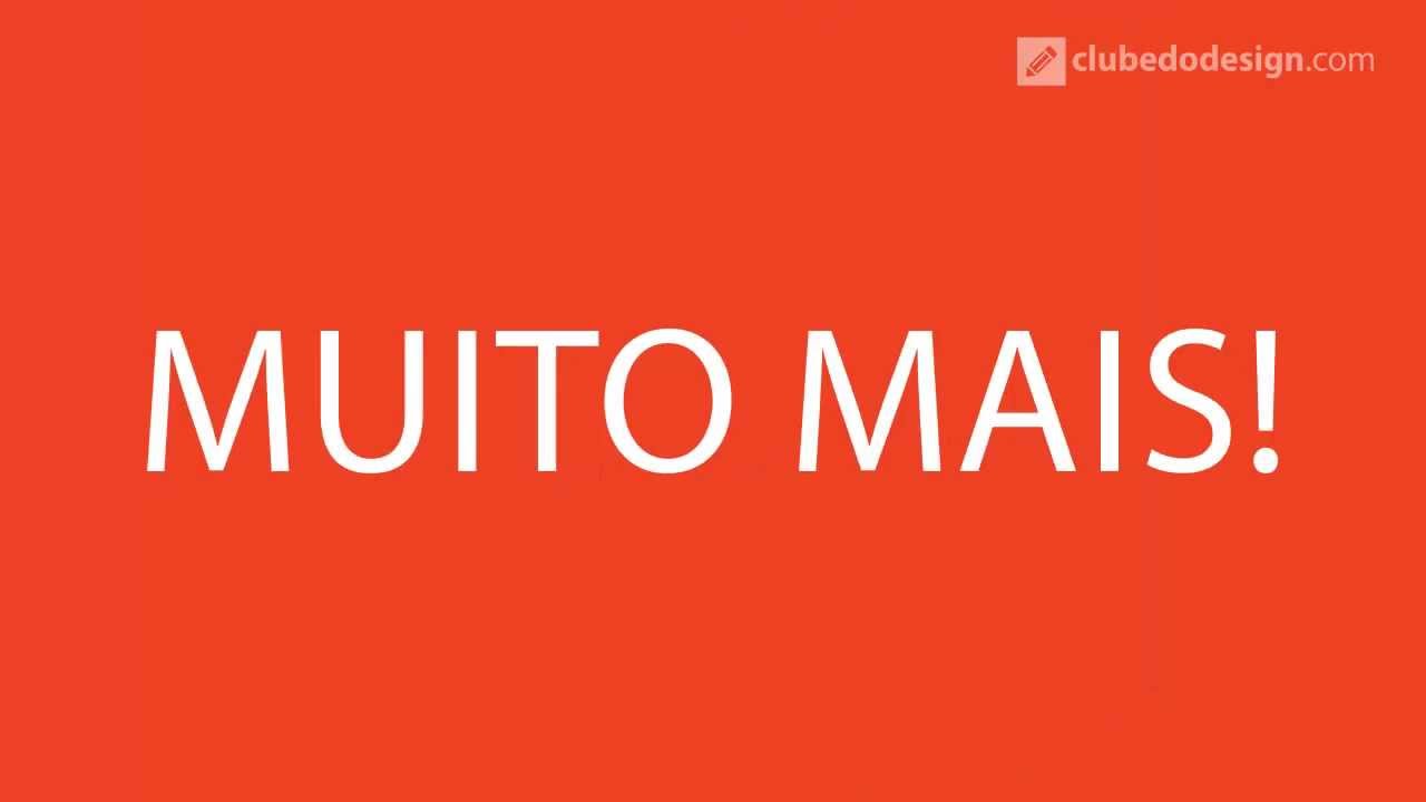 Apresenta&ccedil;&atilde;o Canal Clube do Design