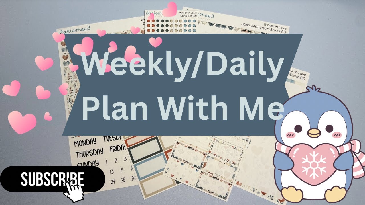 Weekly Plan With Me | Erin Condren Daily Duo