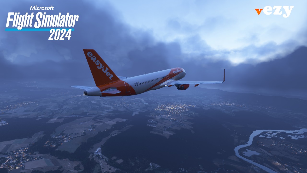 [FR] Easyjet virtuel ( Bournemouth-Genève ) EGHH-LSGG [ FENIX A320 ] MSFS 2024