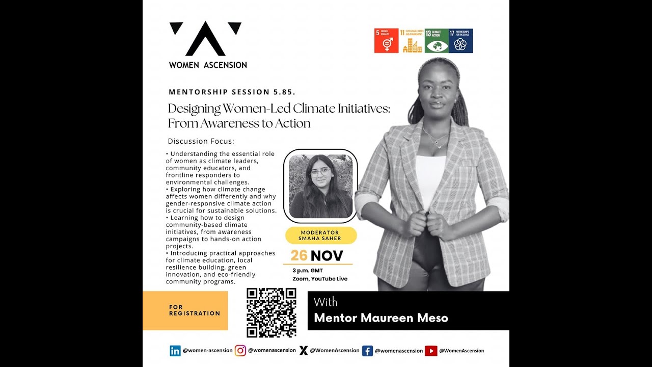 Women Ascension OML 2030 – Climate Action & Sustainability Series – Mentorship Session 5.85