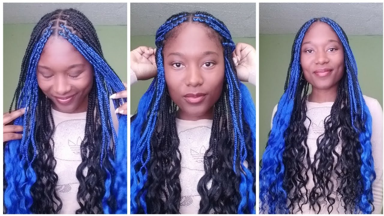 COMO SELLAR TRENZAS AFRICANAS 2| MECHAS FRONTALES | UNDERLINGHTS 💙