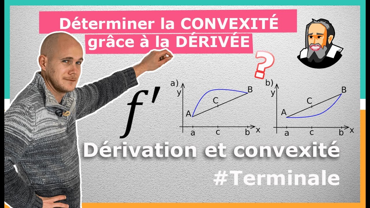 CONVEXIT&Eacute; gr&acirc;ce &agrave; la fonction D&Eacute;RIV&Eacute;E - Exercice Corrig&eacute; - Terminale