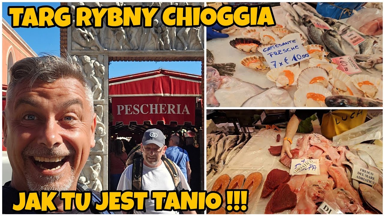 CO TO SĄ ZA CENY !!! CHIOGGIA TARG RYBNY SZOK JAK TU JEST TANIO !!!