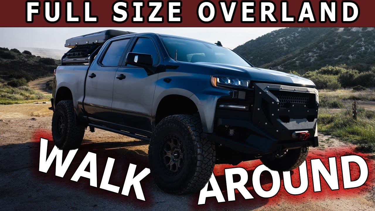 Прогулка по окрестностям Chevy Silverado Overland Rig 2020 года