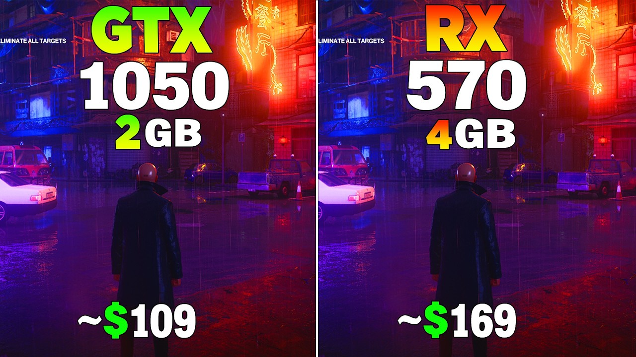 GTX 1050 Vs RX 570 - Test in 12 Games