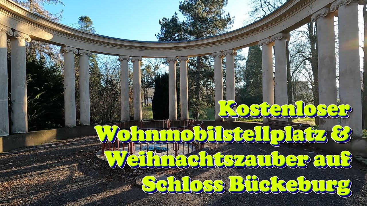 Kostenloser Wohnmobilstellplatz in Bad Eilsen & Weihnachtszauber auf Schloss Bückeburg