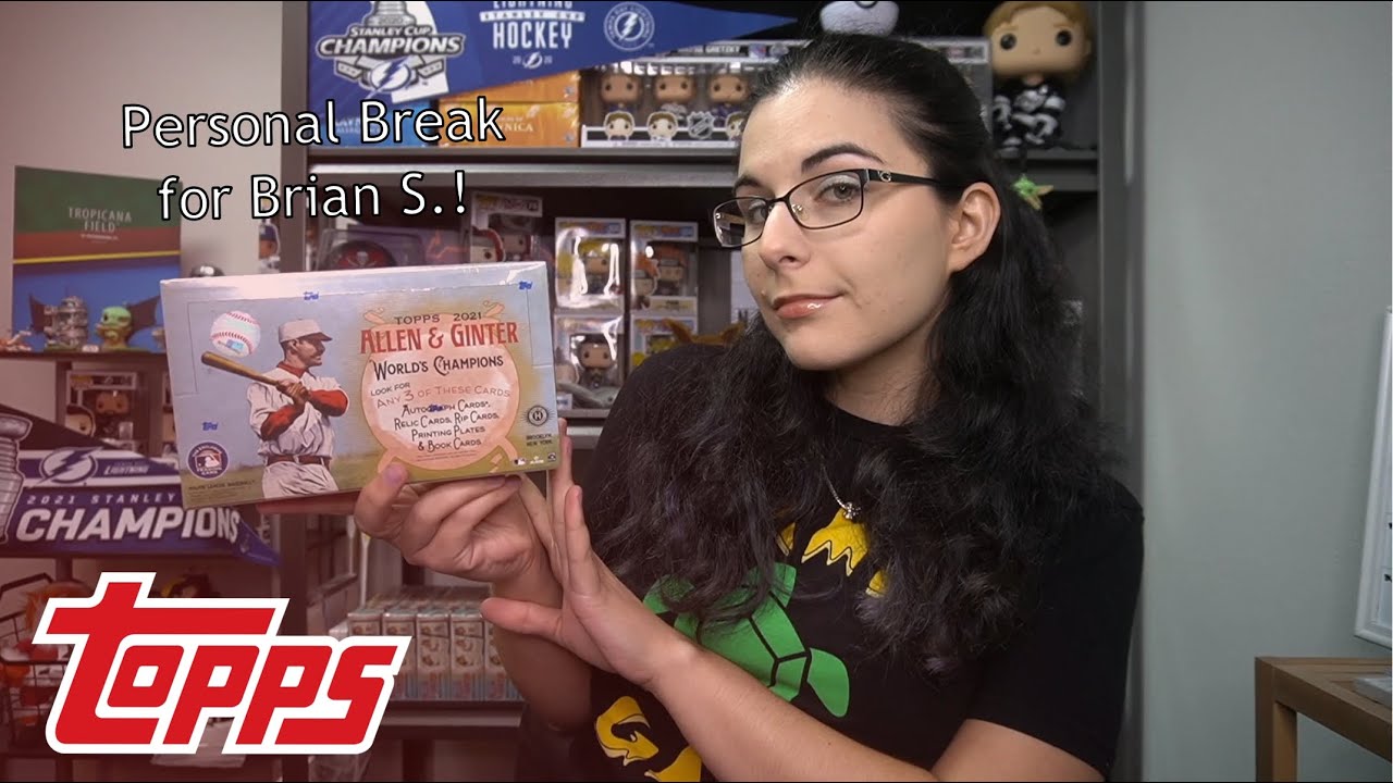 Ally's Major Flop! | 2021 TOPPS ALLEN & GINTER BASEBALL HOBBY BOX OPENING FOR BRIAN S.