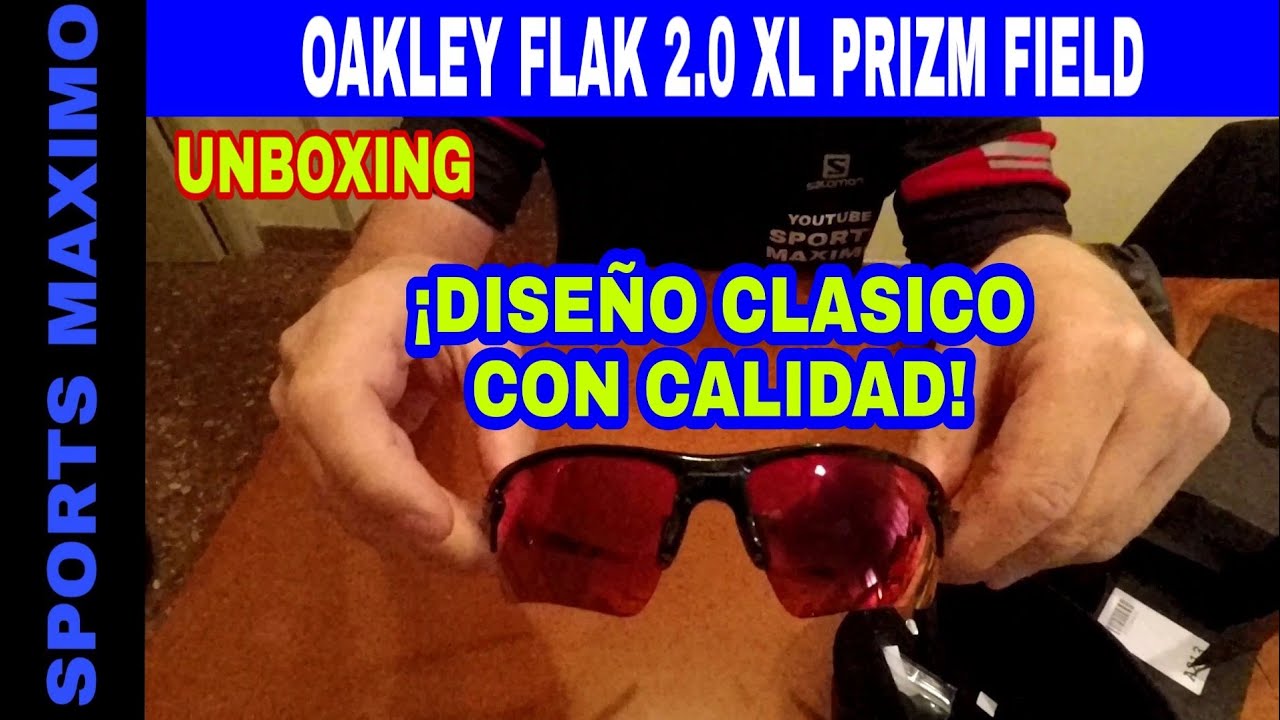 UNBOXING GAFAS DEPORTIVAS OAKLEY FLAK 2.0 XL PRIZM FIELD