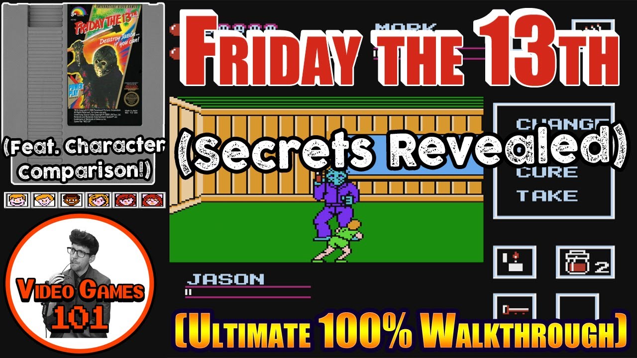Прохождение Friday the 13th для NES | Полное руководство | Видеоигры 101
