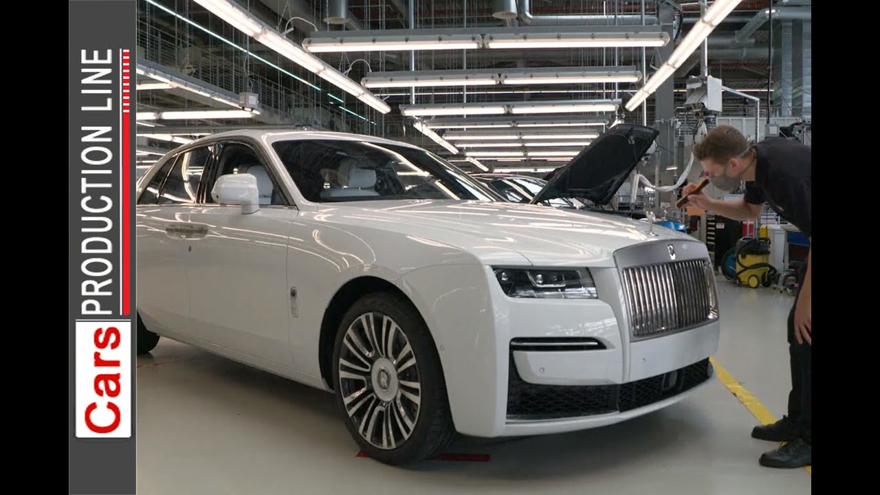 New ROLLS ROYCE GHOST production at Goodwood plant in England
