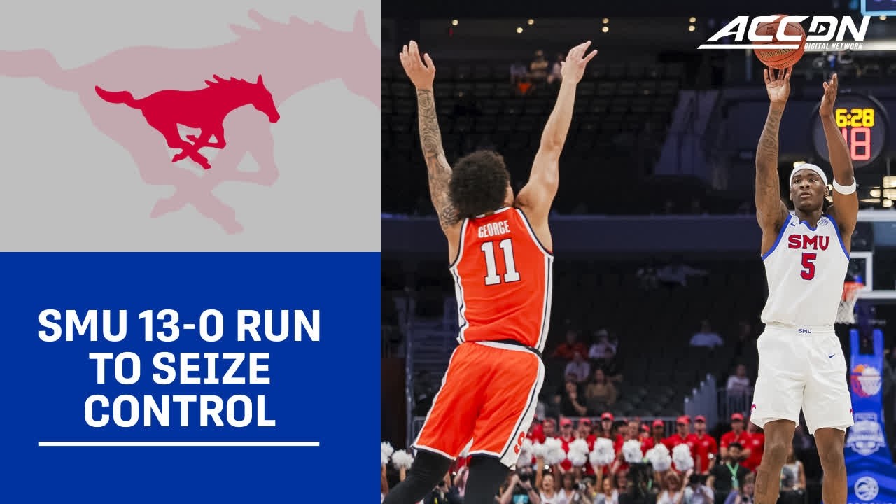 SMU Goes On 13-0 Run To Seize Control