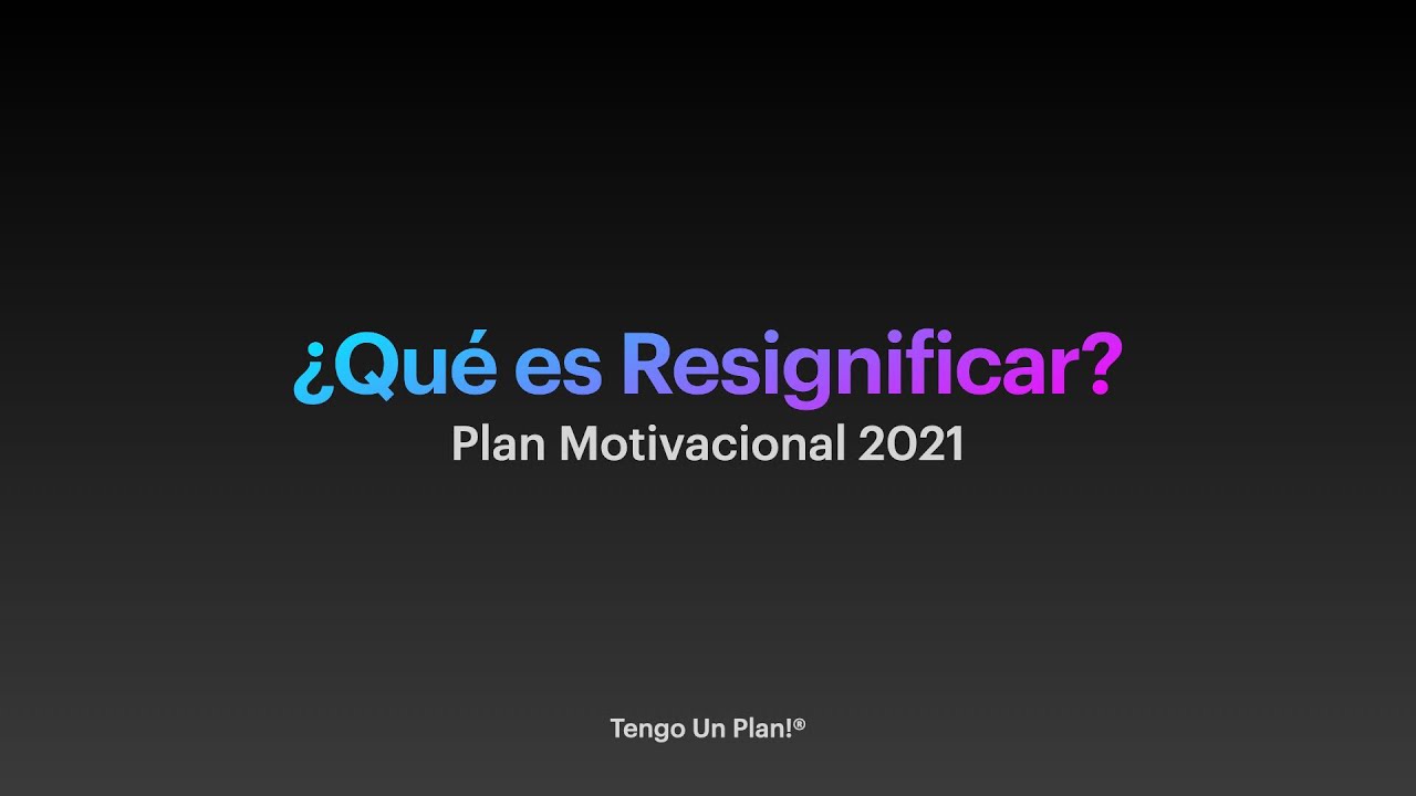 ¿Qué es Resignificar?
