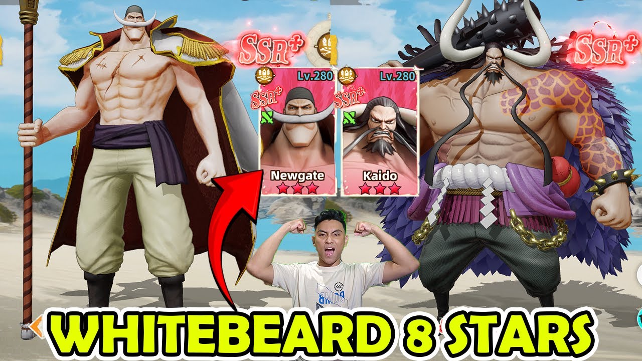 HOKI LAGI !! GACHA EDWARD NEWGATE SUKSES DAN LANGSUNG UPGRADE BINTANG 8 | SAILING TREASURE