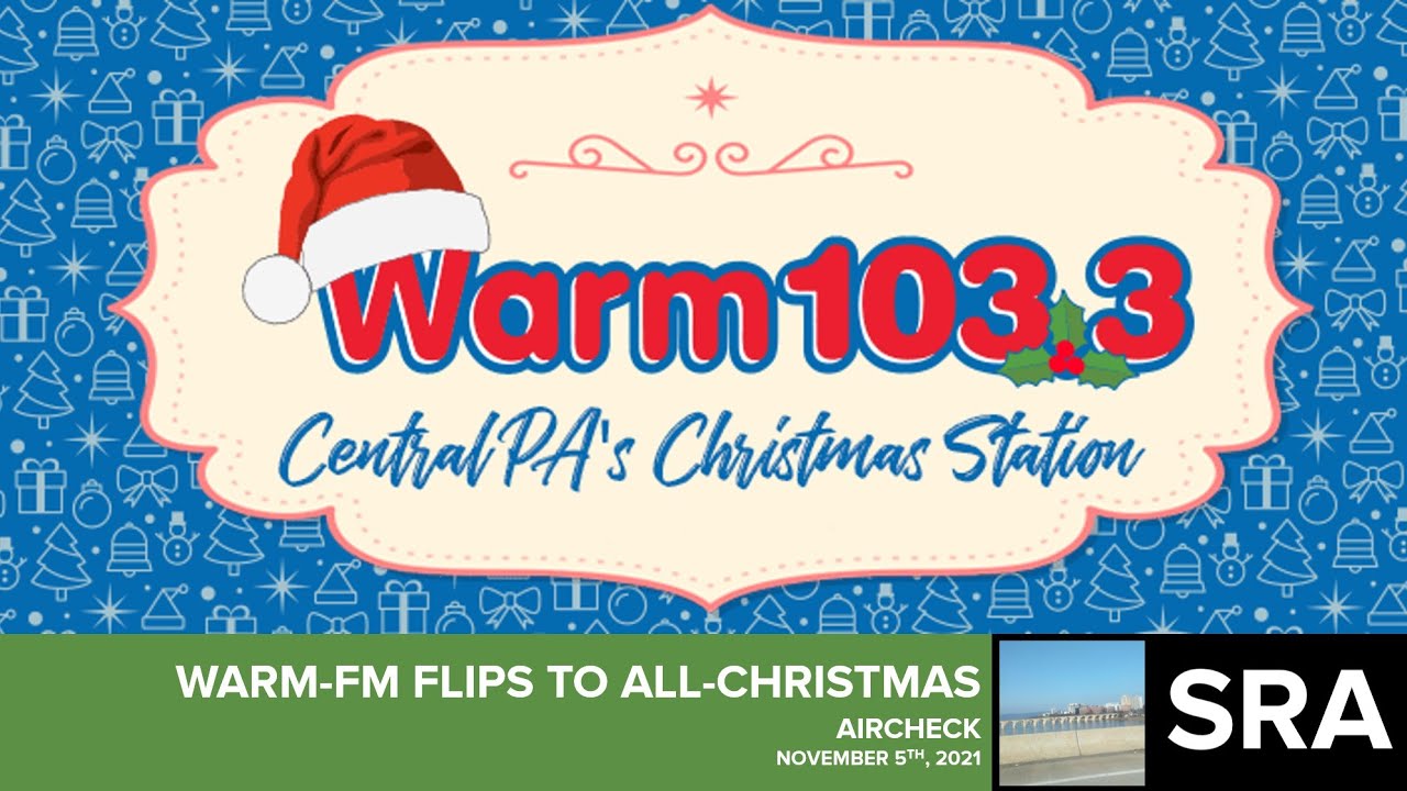 Aircheck: WARM-FM Flips to All-Christmas (11/5/21)