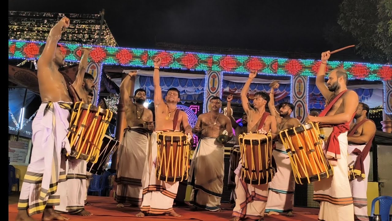 double thayambaka kalamndalam ratheesh edathala adarsh