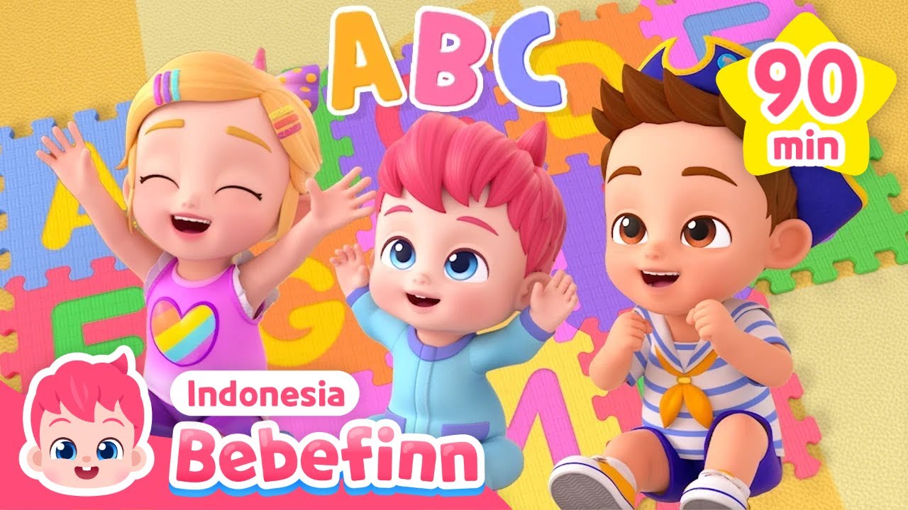 Lagu ABC dan Lagu Angka | Kumpulan Lagu Pendidikan Anak | Bebefinn Indonesia