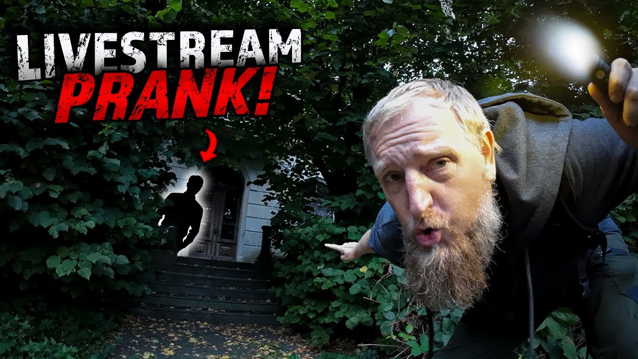 DIE GEISTERVILLA 👻 BESITZER!? POLIZEI!? FAN?! WER WILL MICH DORT ERSCHRECKEN? 😱  LIVESTREAM-UNCUT