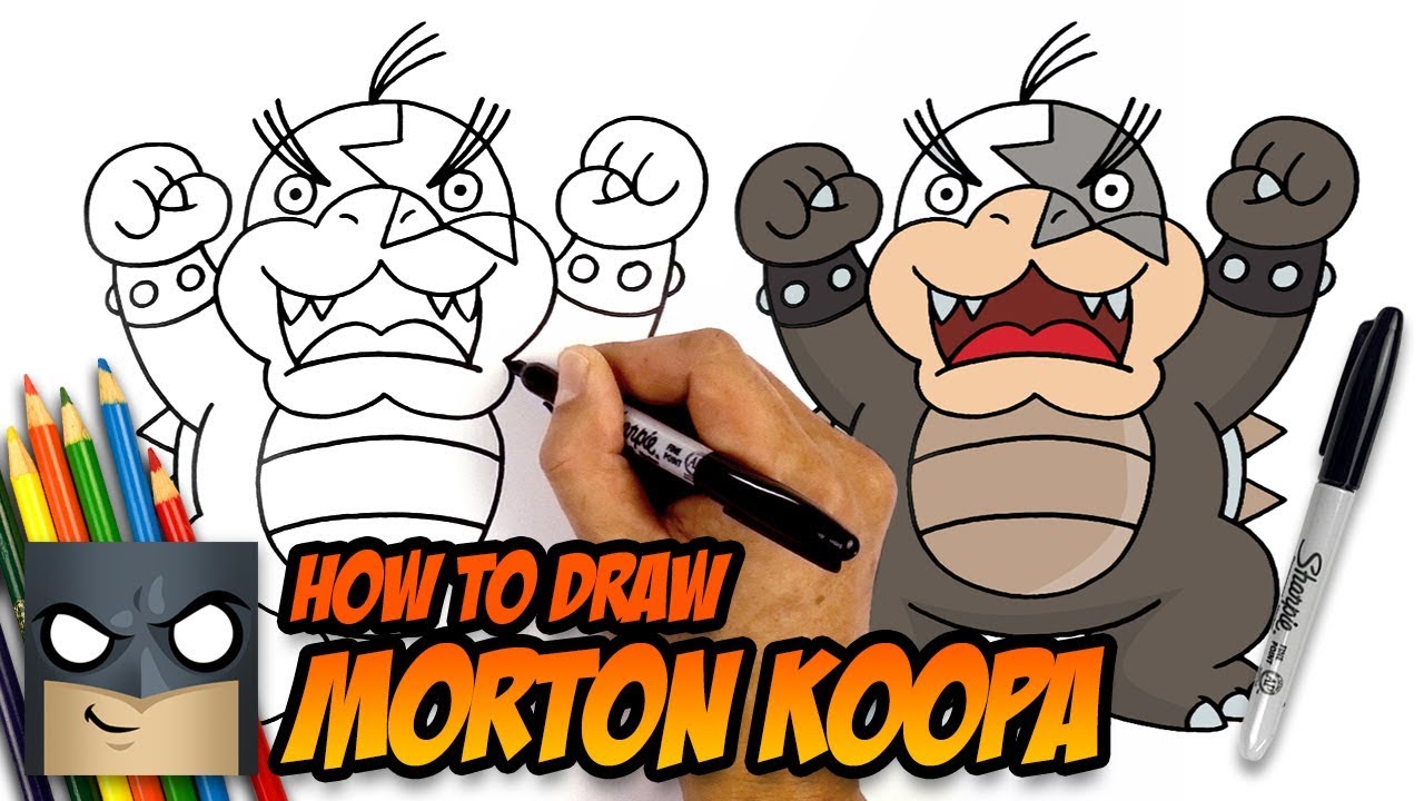 How to Draw Koopalings | Morton Koopa | Super Mario