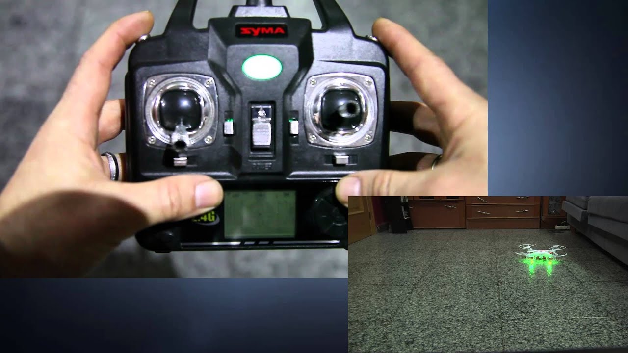 Dron Syma X5C - Controles del mando o transmisor