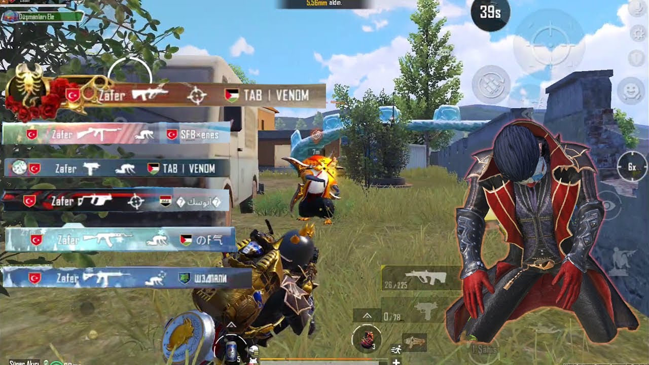 PUBG MOBİLE Böyle bir şansızlık yok binde bir oranla yaşadığım olay bakın