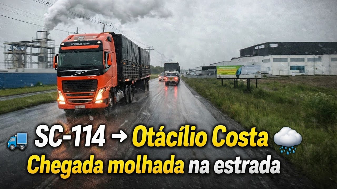 EP56/26 SC114 RUMO A OTACÍLIO COSTA # UMA CHEGADA MOLHADA